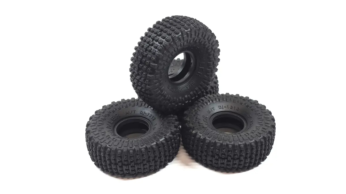 Dj1212 Dj Crawler 1.0 Pin Style Tire Set Of 4 No Foams 1