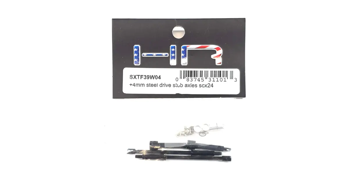 Hot Racing +4Mm Steel Drive Stub Axles For Axial Scx24 1