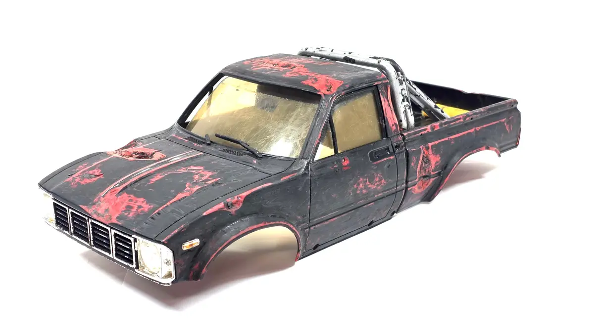 Weathered Rc4wd Trail Finder 2 Marlin Scale Hard Body 1