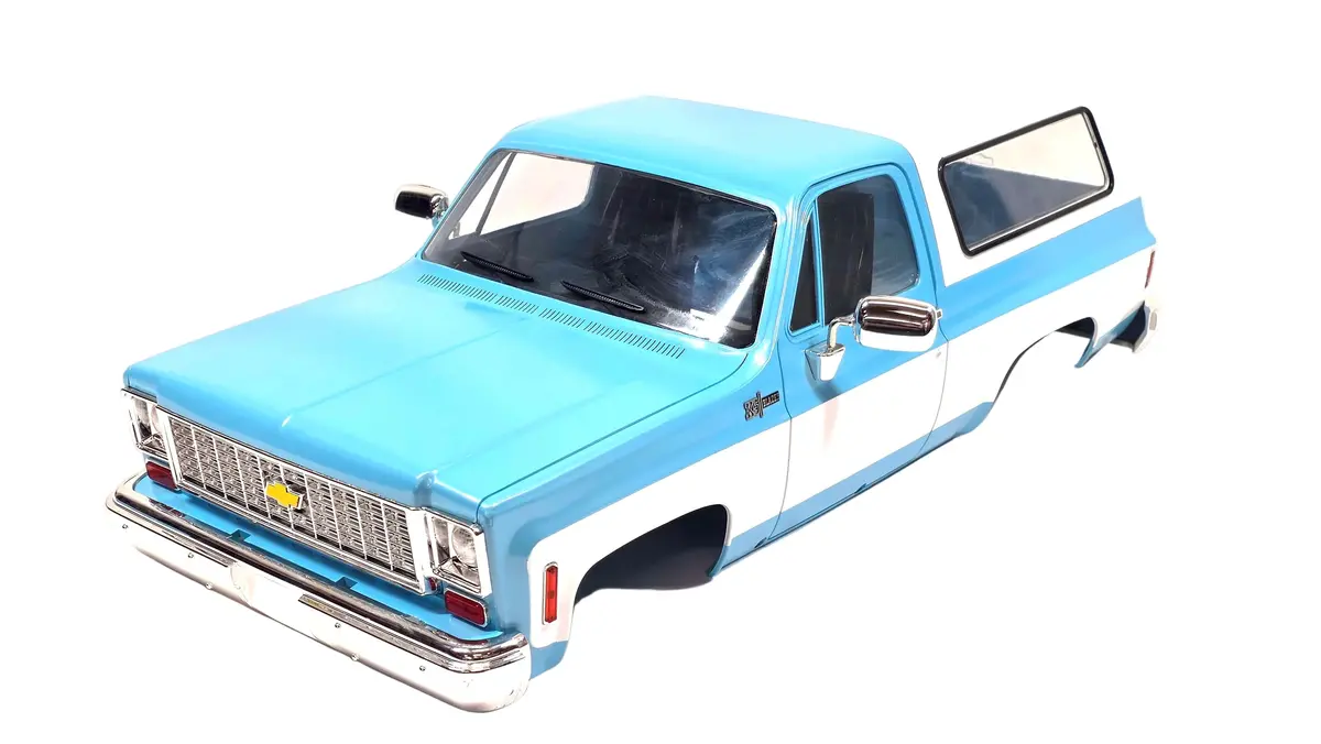 Rc4wd Trail Finder 2 Complete Blazer Hard Body Painted Sky Blue 1