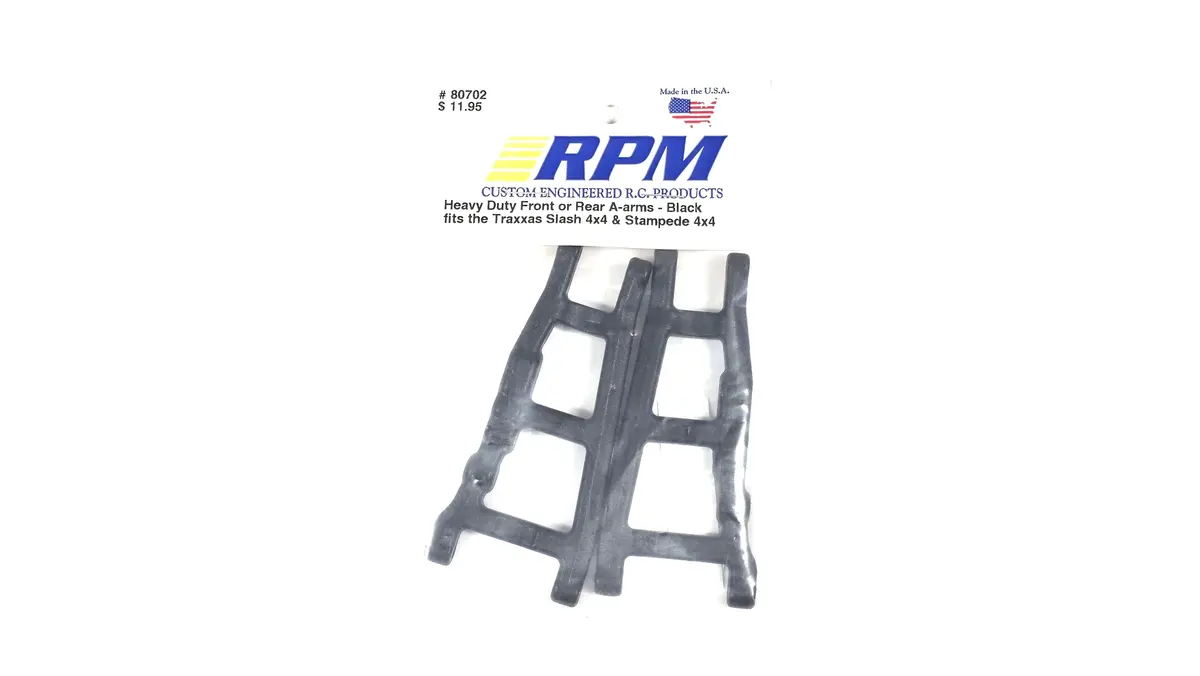 Heavy Duty Front Or Rear A-Arms - Black Fits The Traxxas Slash 4X4 & Stampede 4X4 1
