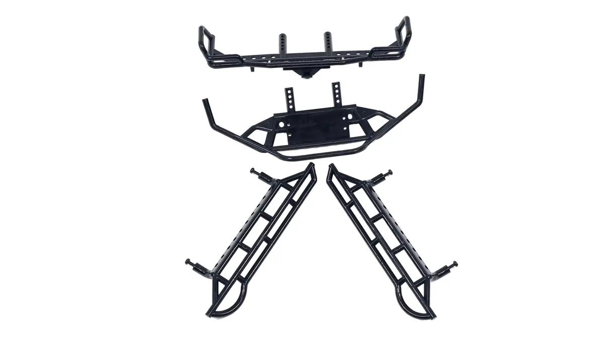 V2 Rc4wd Trail Finder 2 Plastic Front & Rear Bumpers & Rock Sliders 1