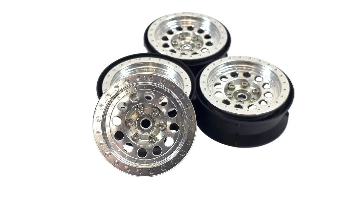 Proline 1.9 Aluminum & Plastic Bead Lock Wheels (Missing 1 Clamp Ring) 1