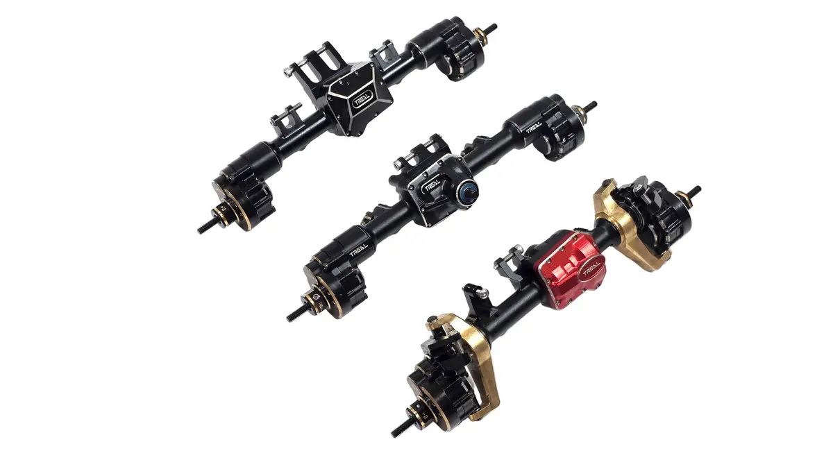 Built Traxxas Trx6 Complete Portal Axle Set 1