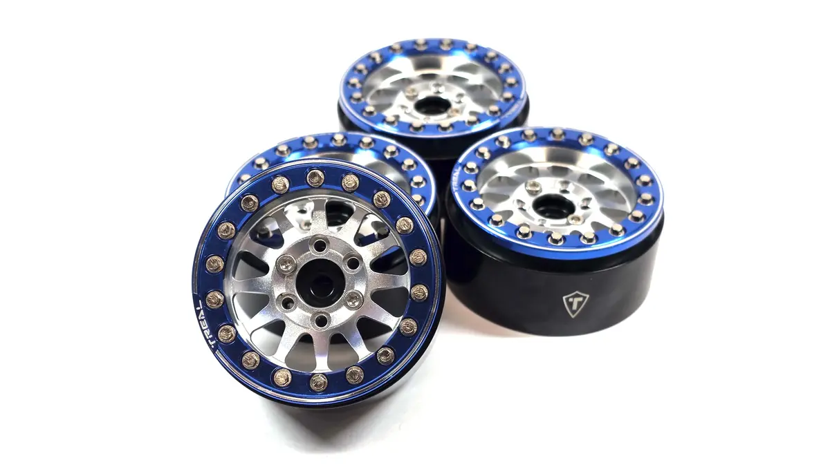 Treal Aluminum 1.9 Aluminum Bead Lock Wheels Set Of 4 1