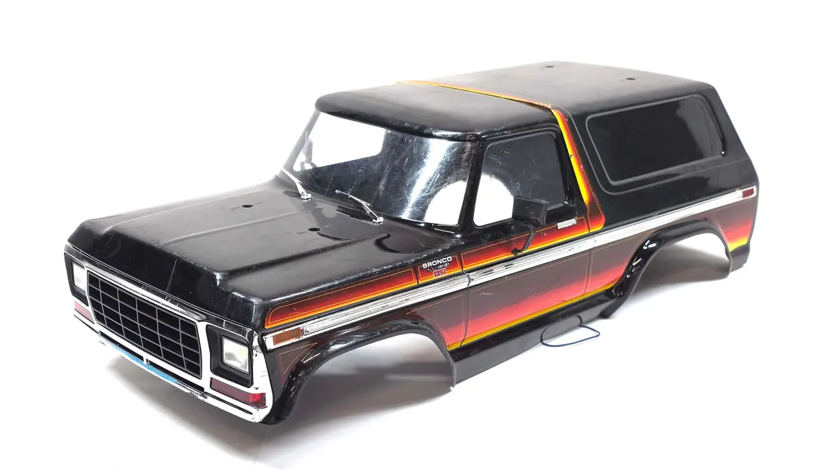 Traxxas Trx4 Scale Lexan 1979 Ford Bronco W/ Traxxas Led Light Kit 1