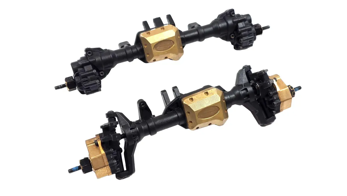Traxxas Trx4 Sport Portal Axle Set W/ Brass Hop Ups 1