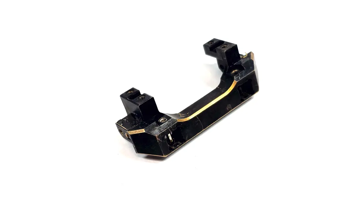 Traxxas Trx4 Brass Front Bumper Mount, Servo Mount & Chassis Brace 1