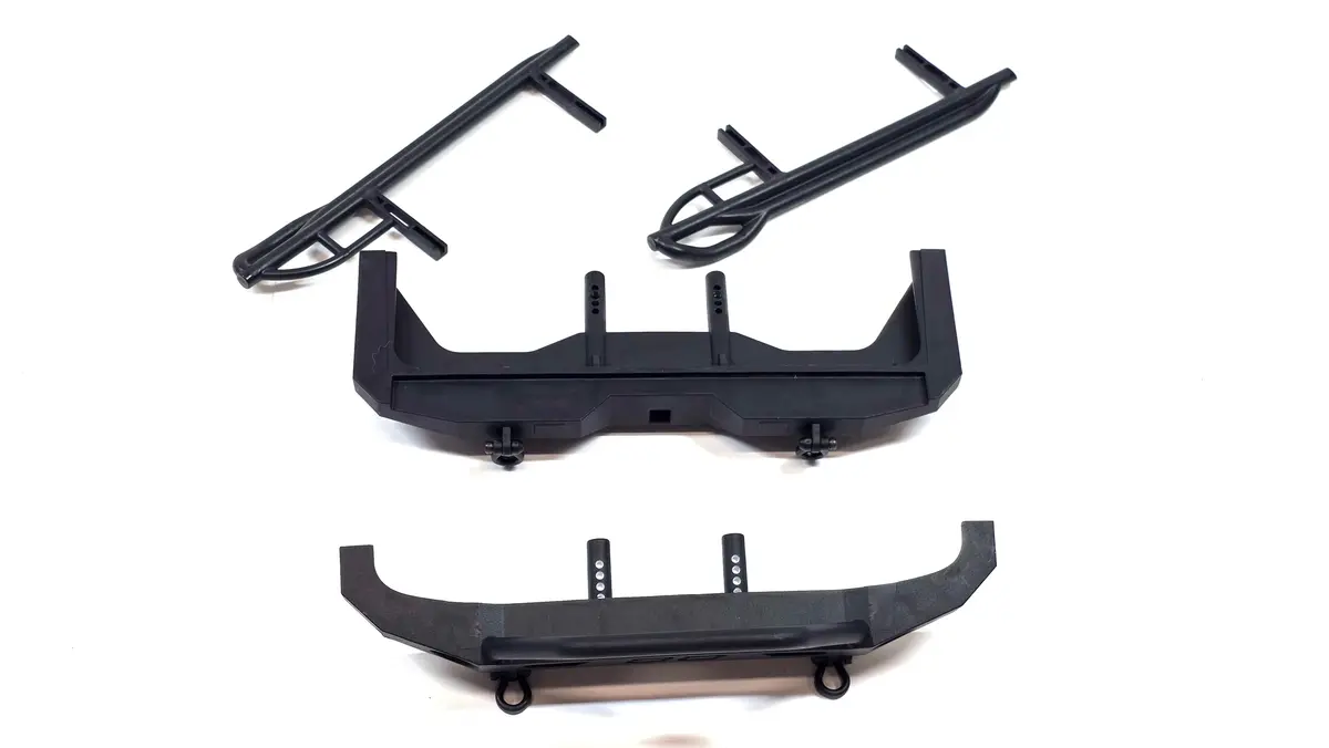 Axial Scx10iii Basecamp V2 Bumpers & Slider Set 1