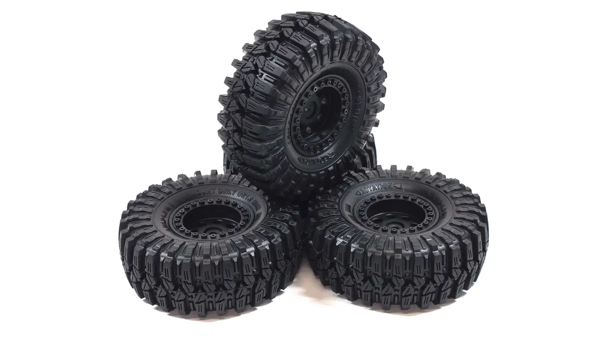 1.9 4.75 Redcat Ascent Bead Lock Wheels & Tires Set Of 4 1