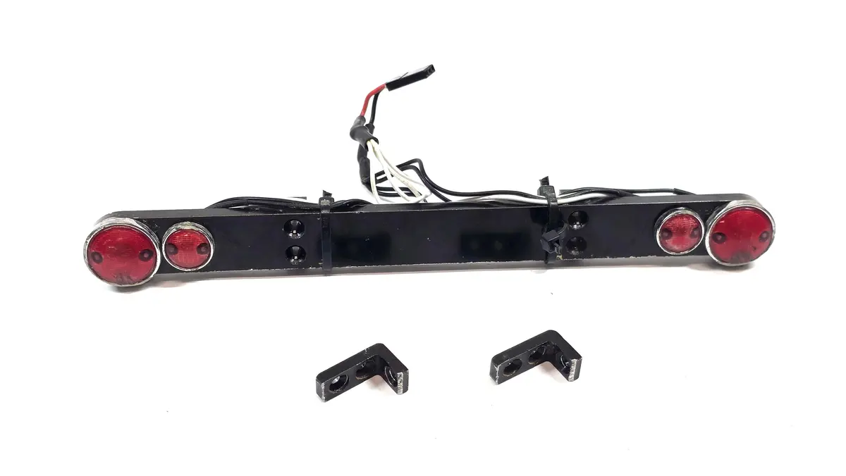 Rc4wd Trail Finder 2 Rear Bumper W/ Led Lights For Fj Crusier Body / Chassis 1