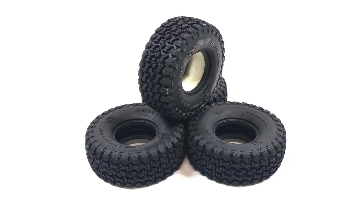 Associated 1.55 General Grabber A/T Scale Tires (No Foams) Set Of 4 1