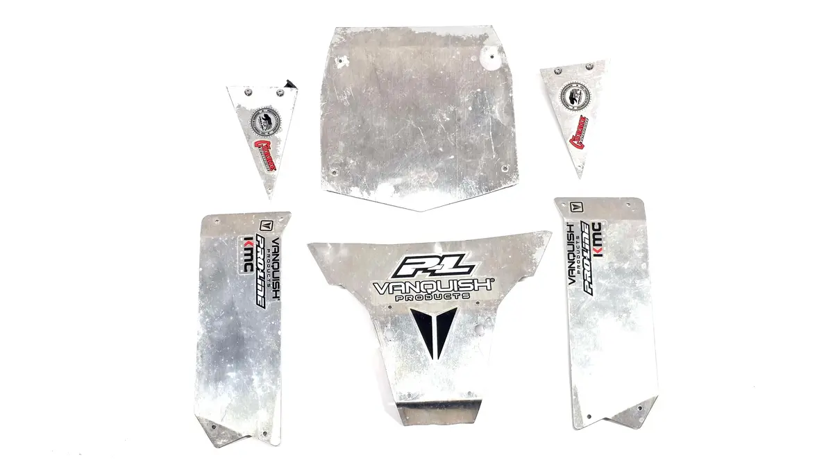 1/10 Axial Yeti 380 Stainless Body Panel Set 1