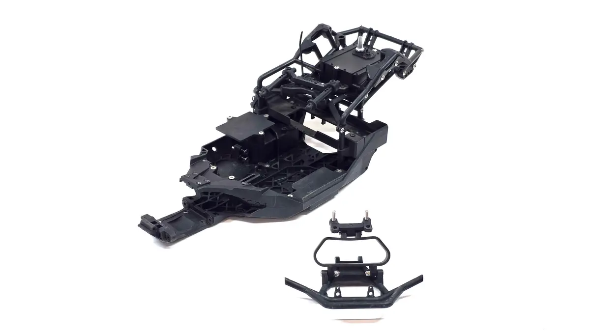 1/10 Axial Yeti 380 Chassis Set W/ Bumper & Stainless Hardware 1