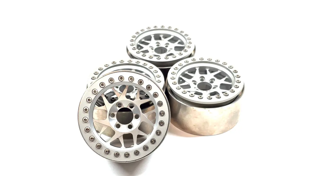 2.2 China Aluminum Bead Lock Wheels (Bully Style) Set Of 4 No Hubs 1