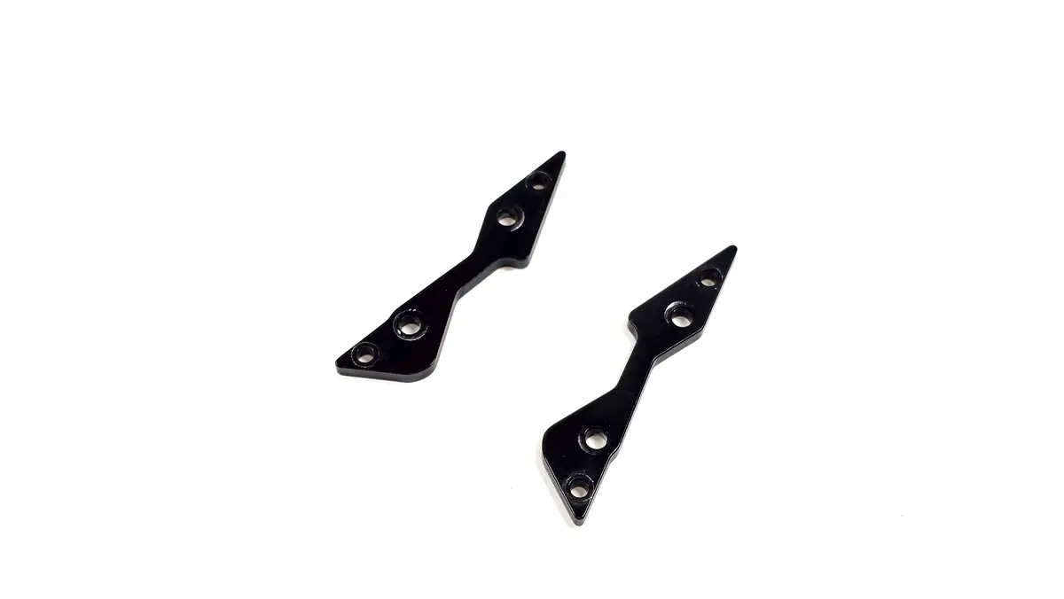 Strc Aluminum Shock Mount Covers For Axial Yeti Chassis 1