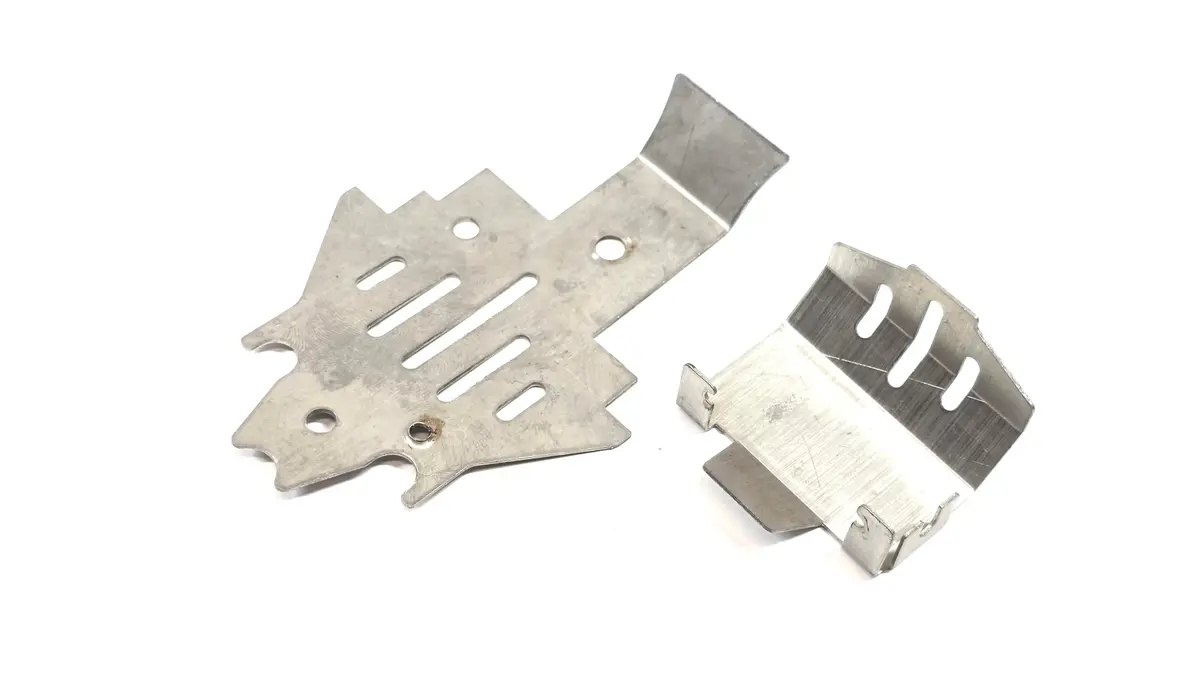 Stainless Traxxas Trx4 Skid Plate For Transmission & Axles 1