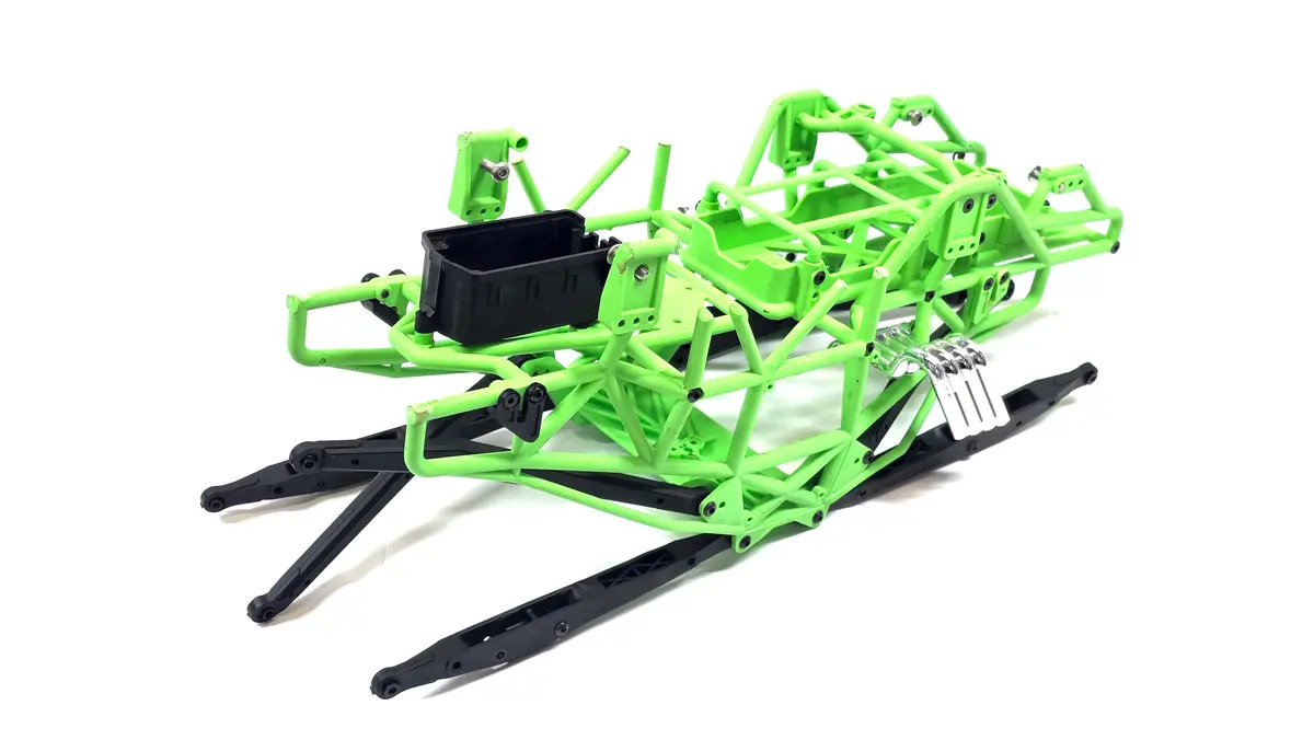 Modified Axial Smt10 Monster Truck Chassis W/ Plastic Links 1