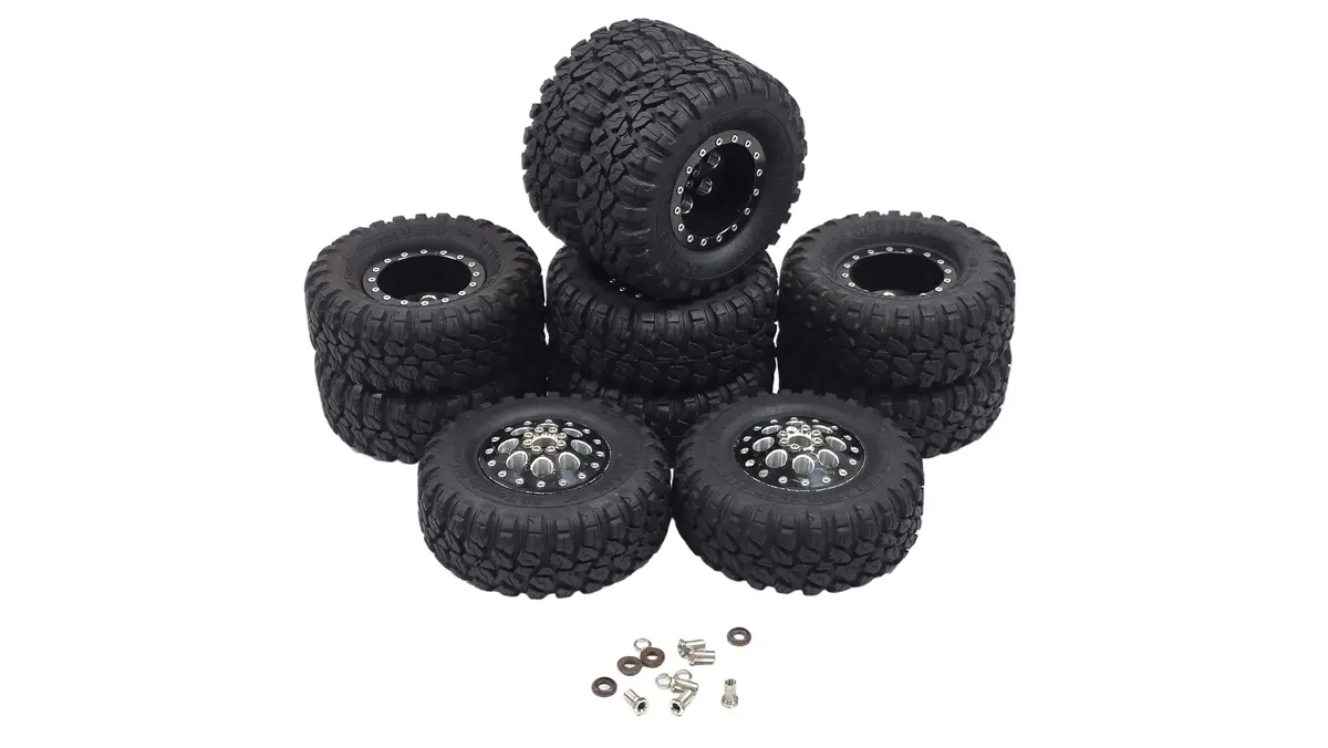 1.9 6X6 Moto Worx Dually Aluminum Bead Lock Wheels & Tires 1