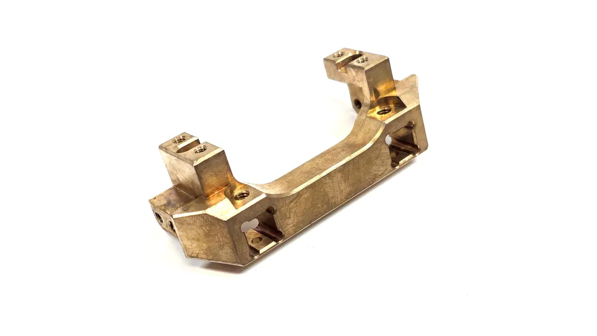 Brass Bumper Mount, Servo Mount & Chassis Brace For Traxxas Trx4 Chassis 1