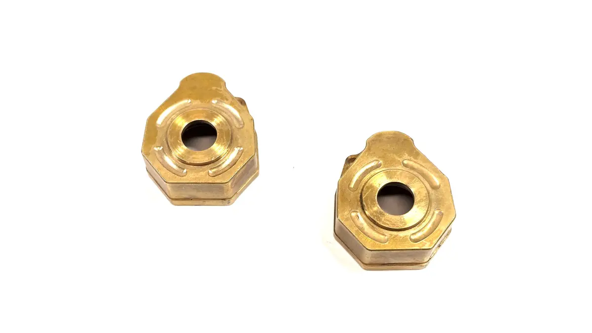 Brass Portal Cover For Traxxas Trx4 Portal Axles 1