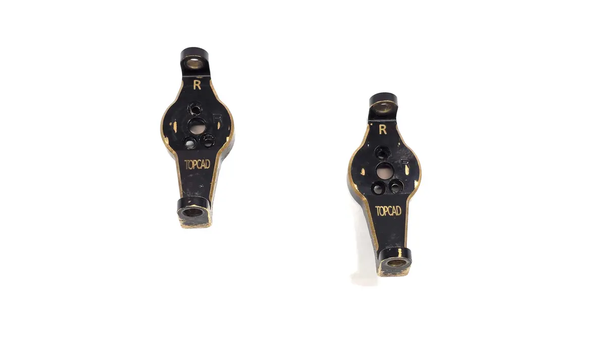 Topcad Brass C-Hubs For Traxxas Trx4 Portal Axles 1