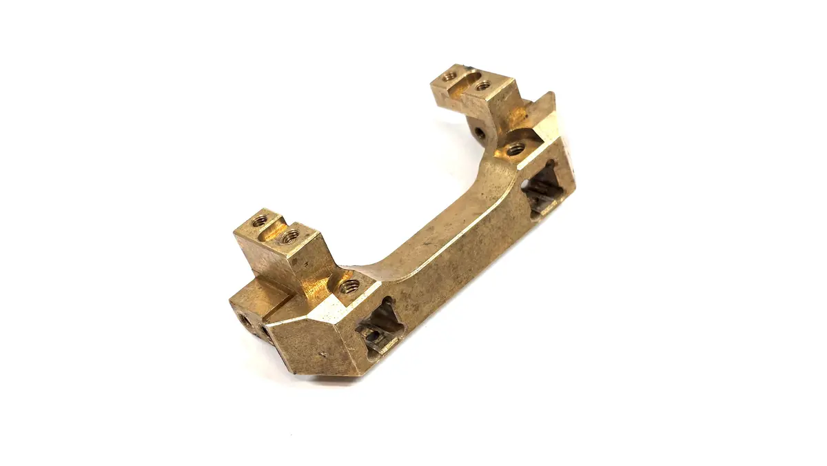 Brass Servo Mount, Bumper Mount & Chassis Brace For Traxxas Trx4 Chassis 1