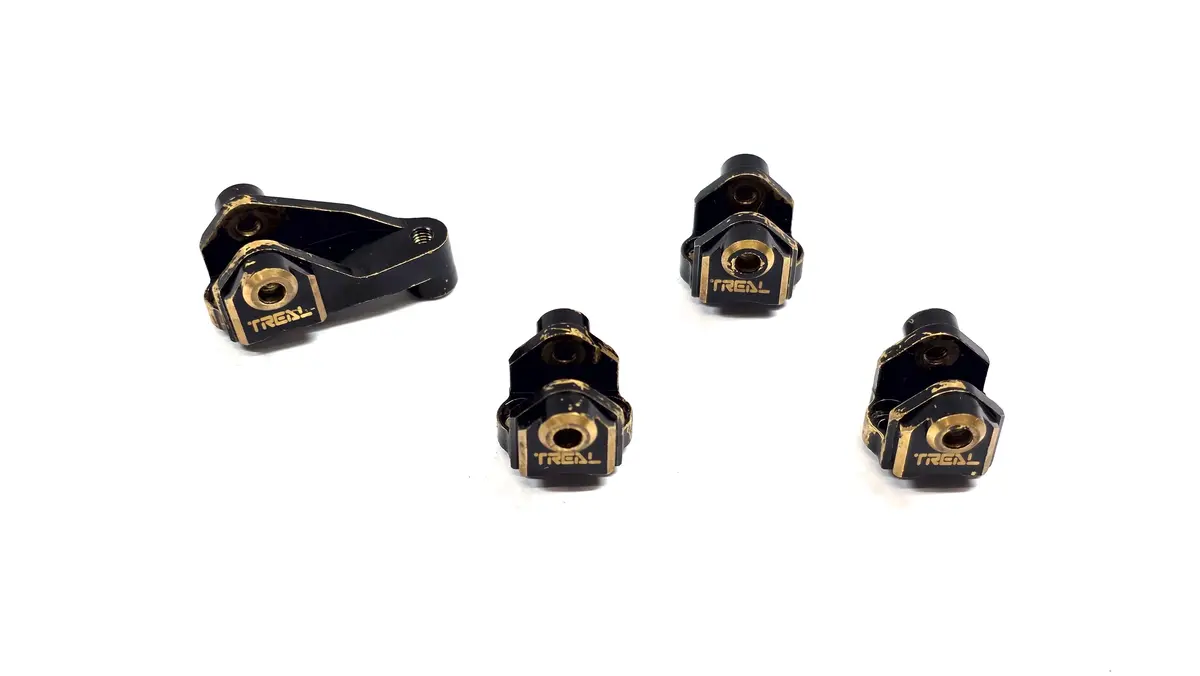 Treal Brass Link Mounts For Traxxas Trx4 Portal Axles 1