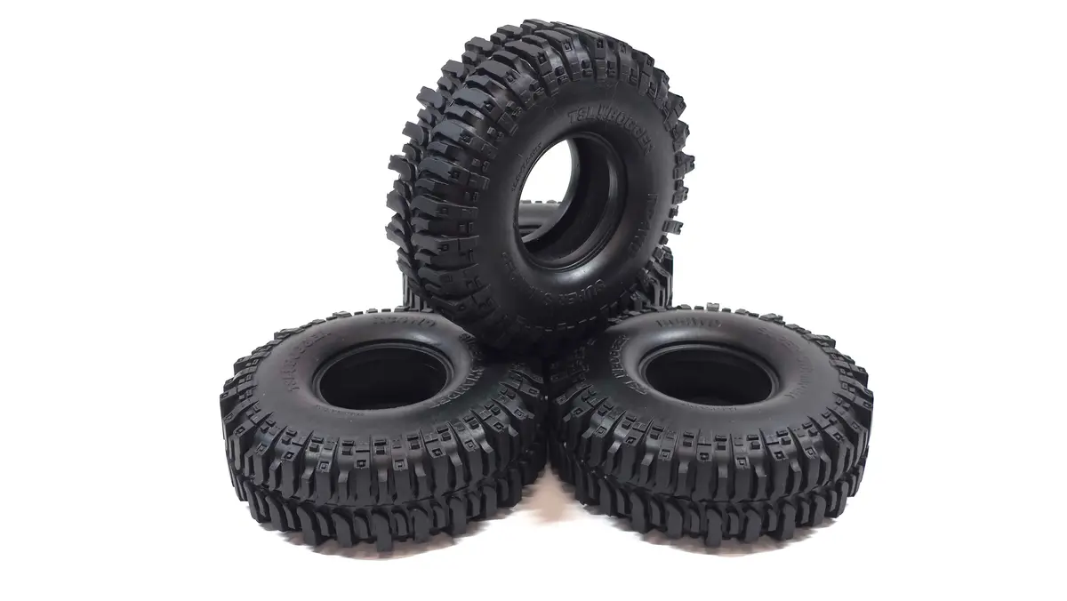 1.9 Rc4wd Tsl Bogger Super Swamper Scale Tires Set Of 4 1