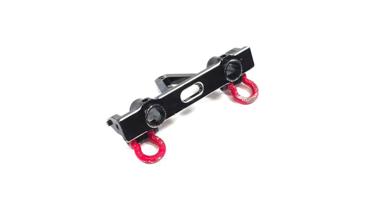 Aluminum Rear Chassis Brace W/ Scale Metal D-Rings For Axial Scx10 Chassis 1