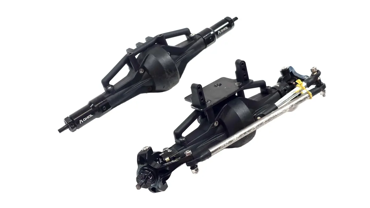 Og Axial Scx10 Straight Axle Set W/ Axial Aluminum Hopups 1