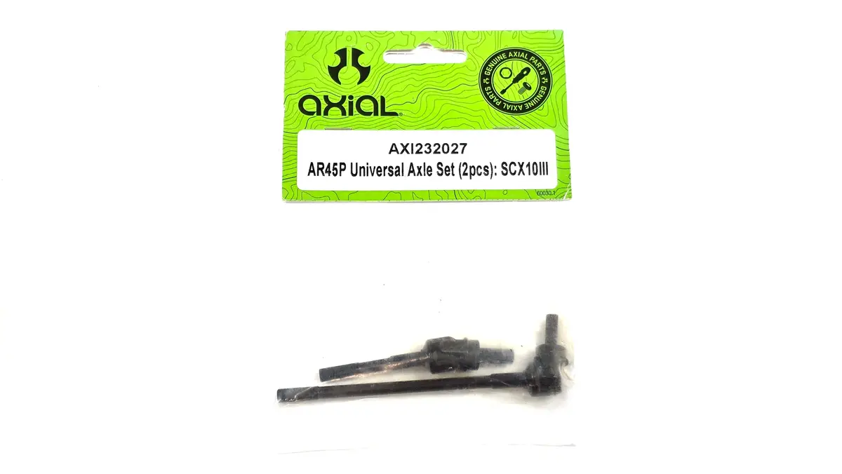 Axial Axi232027 Ar45p Universal Axle Set (2Pcs): Scx10iii 1