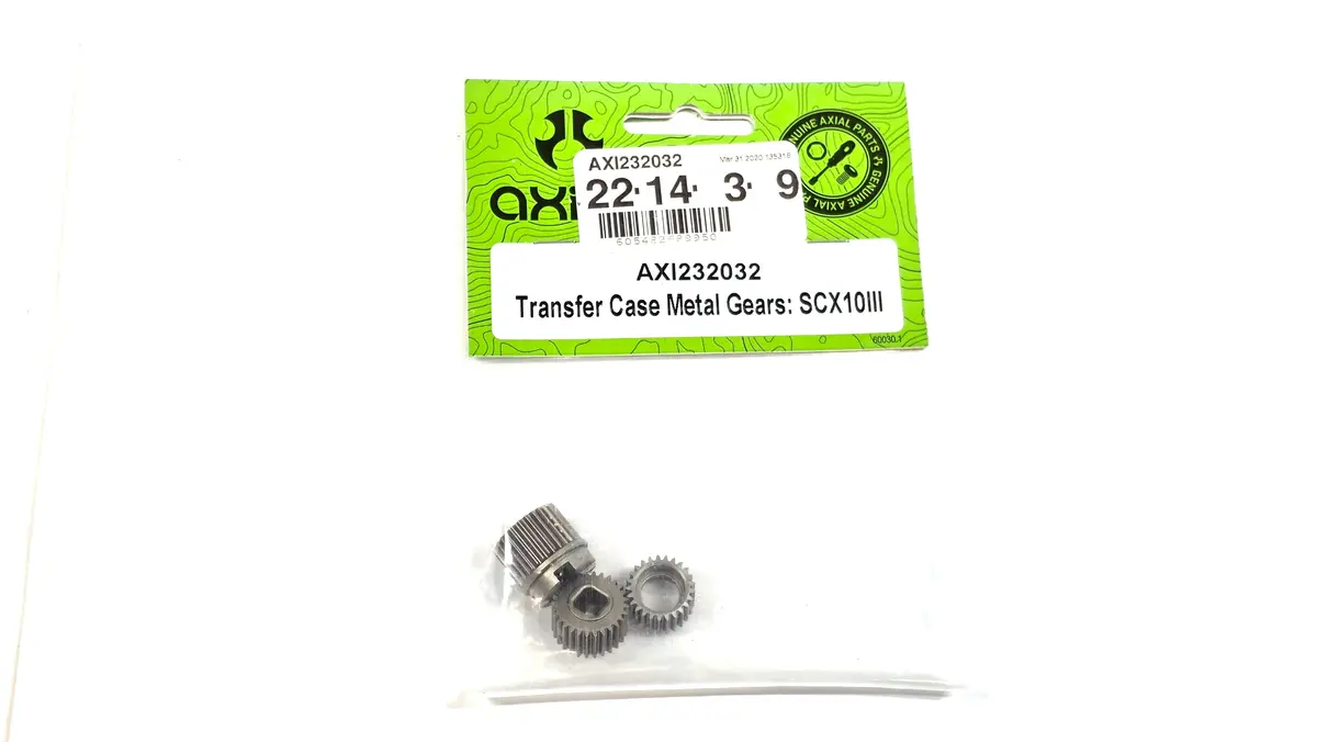 Axial Axi232032 Transfer Case Metal Gears: Scx10iii 1
