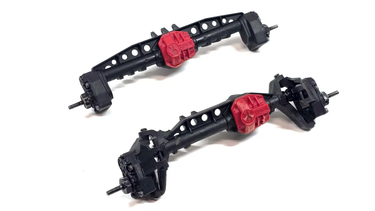 Axial A45 Portal Axle Set (Broken Pan Hard Mount) 1