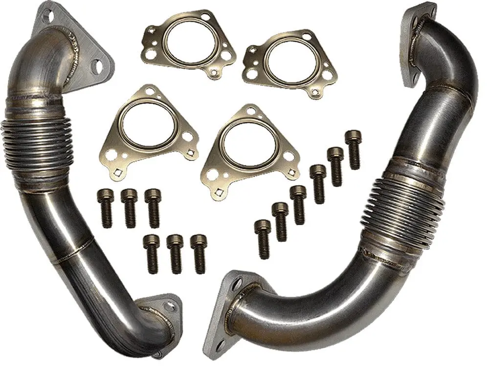 Ats Direct Replacement Up-Pipe Kit Fits 2001-2010 6.6L Duramax 1