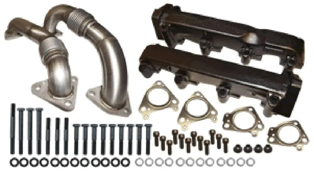 Ats Pulse Flow Exhaust Manifold Kit Fits 2001-2004 6.6L Duramax 1