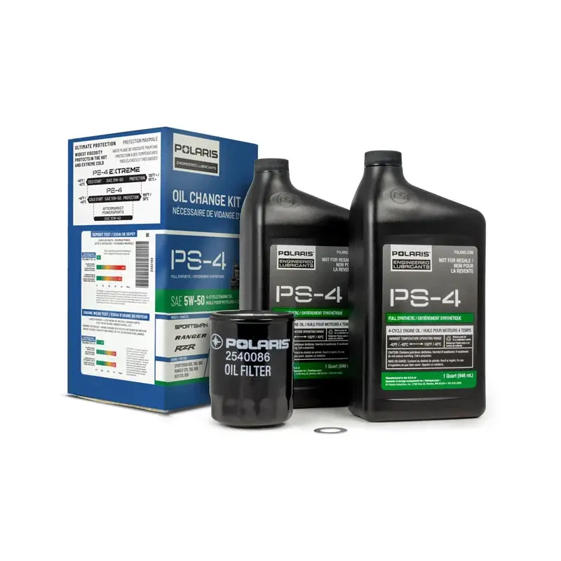 Full Synthetic Oil Change Kit, 2202166, 2 Quarts Of Ps-4 Engine Oil And 1 Oil Filter 1