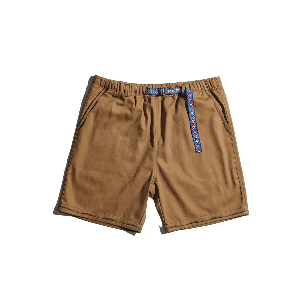 Sexhippies Welder's Stitch Shorts Bison Brown 1