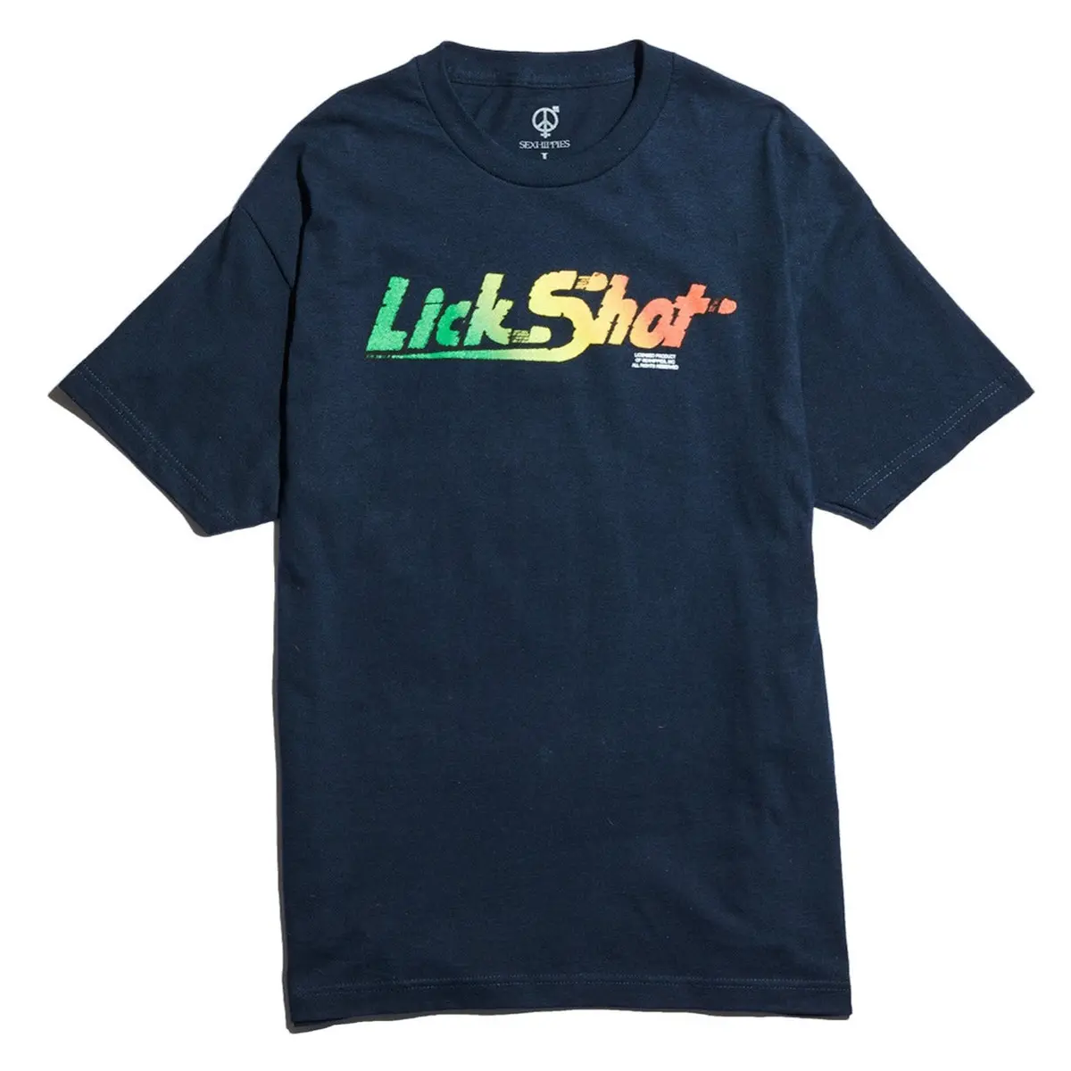Sexhippies Lick Shot Tee Navy 1