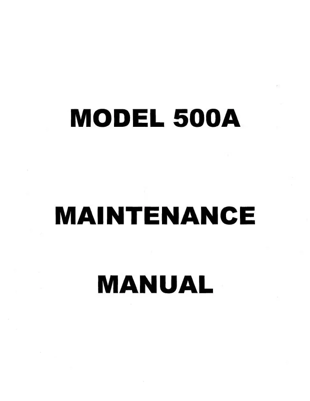 Aero Commander 500A Maintenance Manual (Ac500a-M-C) 1