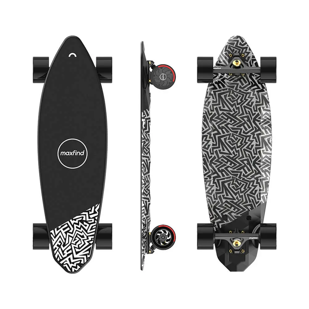 Maxfind Max2 Pro| Campus Commuter, Portable, Ipx5 Waterproof Mini E-Skateboard 1