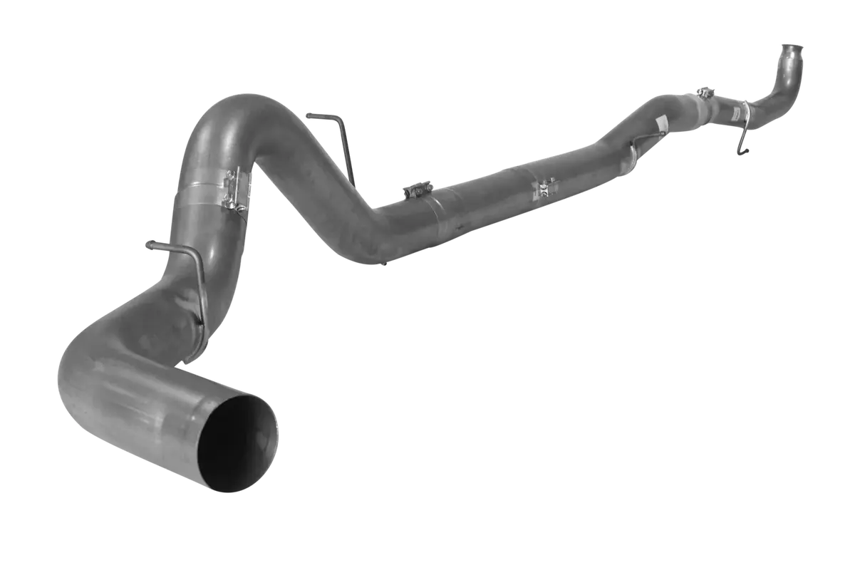 Dieselr Downpipe Back Exhaust - Single (2011-2015 Gm 2500/3500 6.6L Duramax Lml) 1