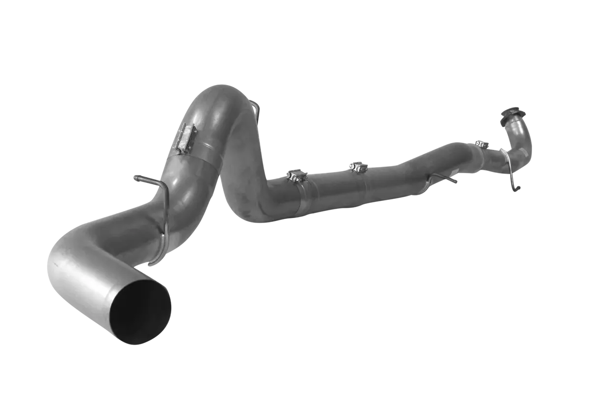 Dieselr Downpipe Back Exhaust - Single (2015.5-2016 Gm 2500/3500 6.6L Duramax Lml) 1