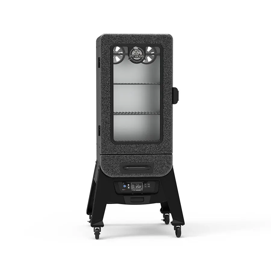 3-Series Digital Vertical Smoker, Silver Hammertone 1