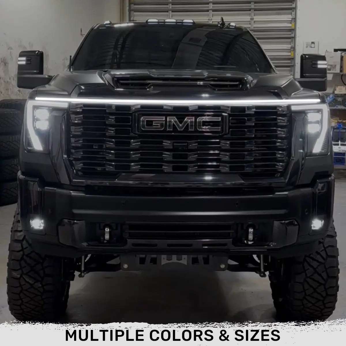 High Power Drl Hood Led Light With Start-Up Sequence In White Or Amber - Multiple Sizes 1