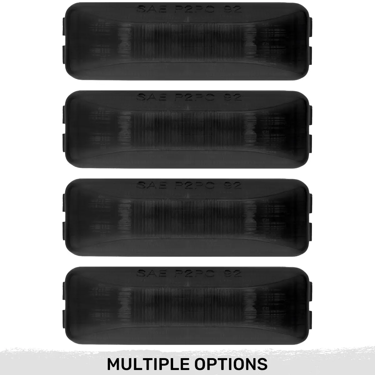 Dodge Ram 94-01 Red & Amber Led Fender Lights (4-Piece Set) - Smoked Or Clear Lens 1