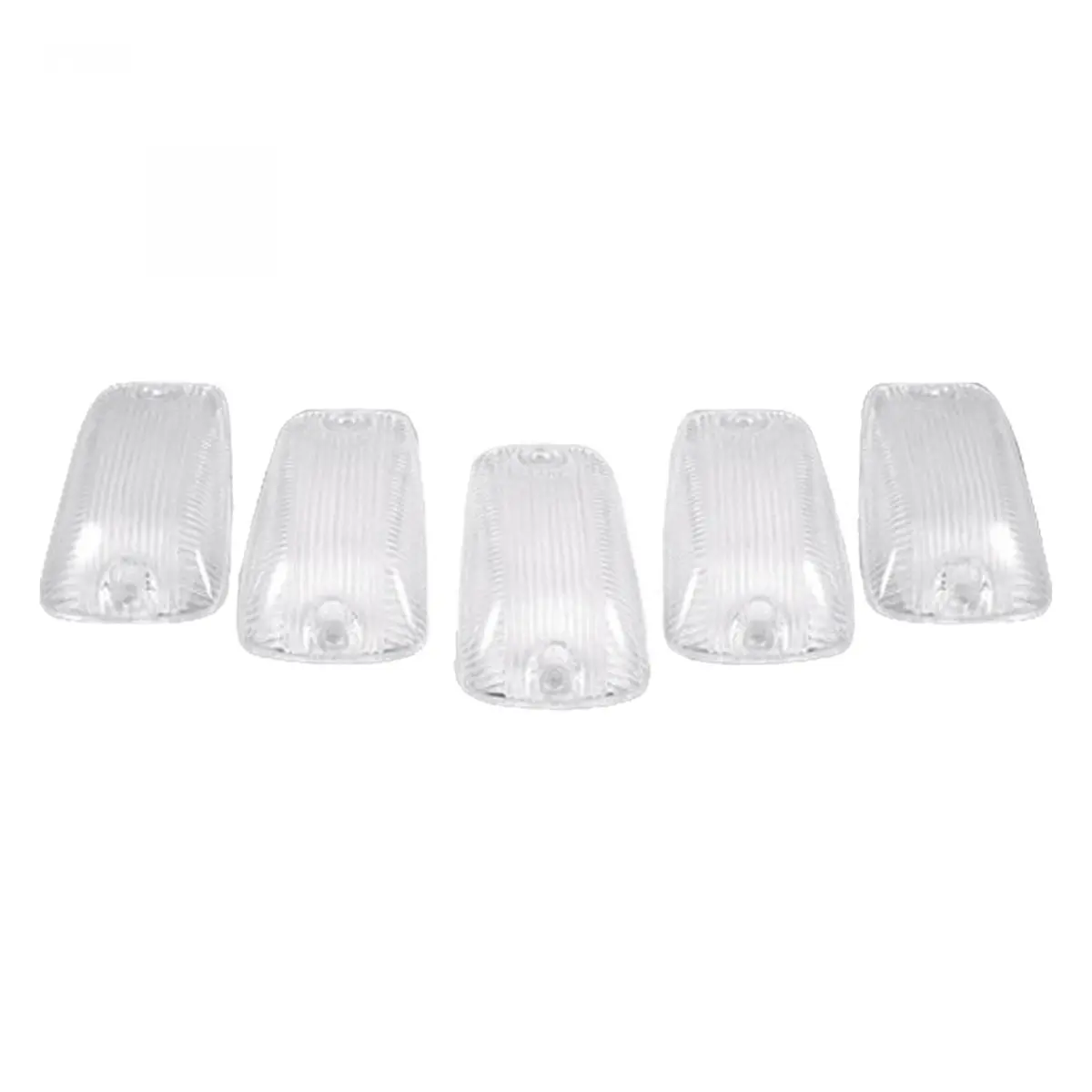 Gmc & Chevy 88-02 Amber Led Cab Roof Light 5-Piece Set With Clear Lens 1