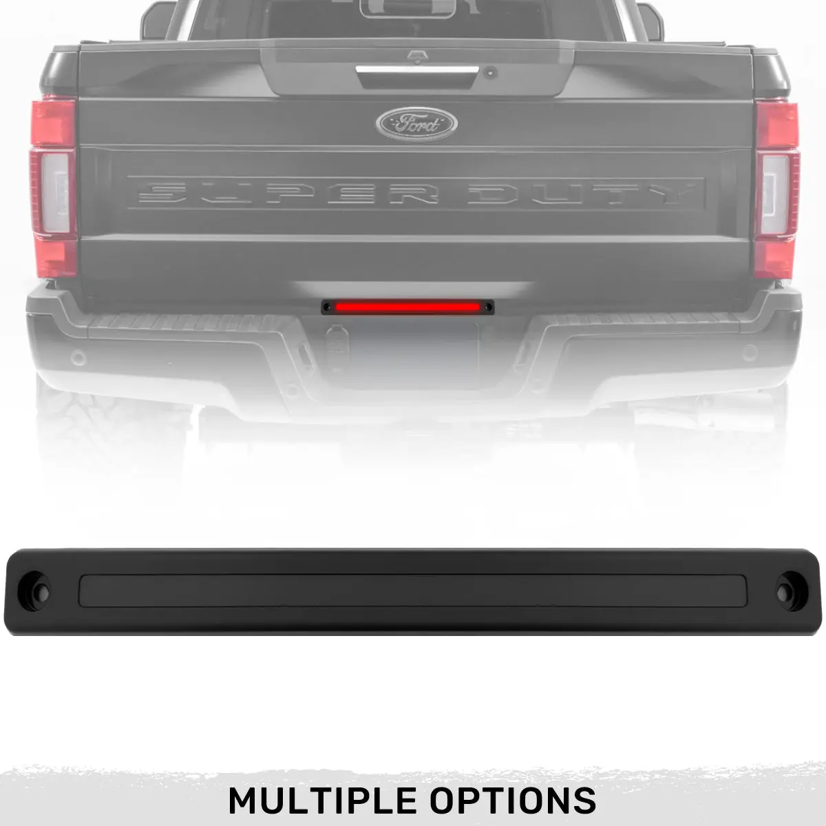 Ford Super Duty 17-25 Mini 15" Led Tailgate Light Bar Oled Red Running Lights - Multiple Options 1