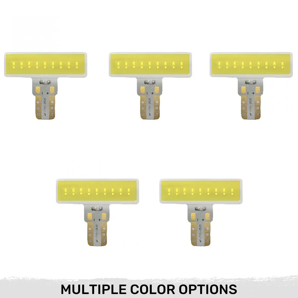 Ford Super Duty 99-16 3-Watt Cab Light Bulbs Led In White Or Amber - 5 Piece Kit 1