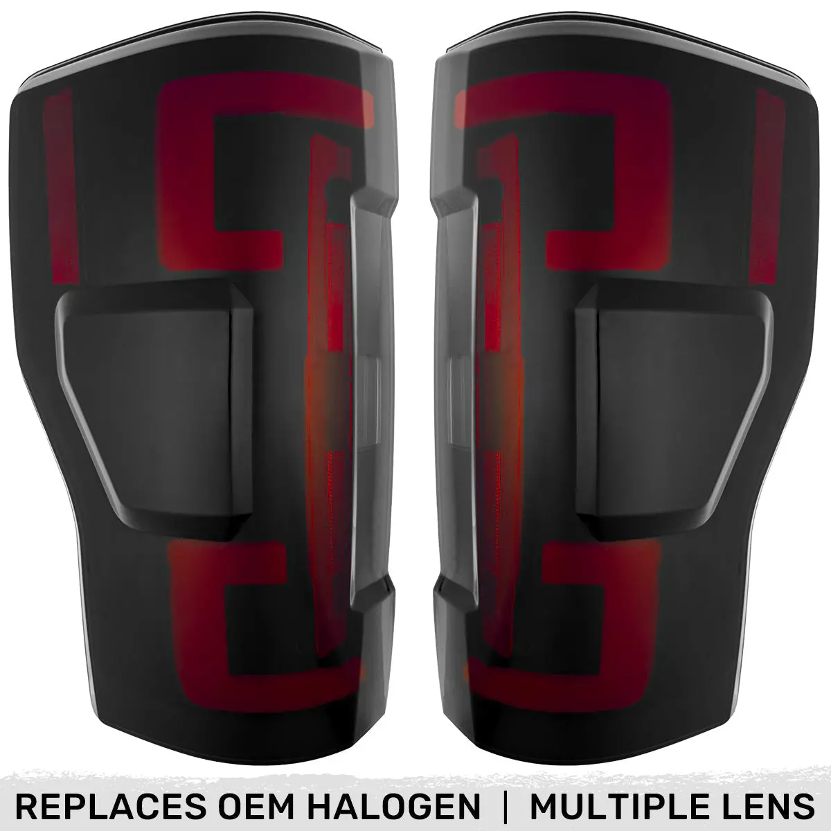 Ford Super Duty 17-19 Ultra Bright Oled Tail Lights (Replaces Factory/Oem Halogen) - Multiple Lens 1